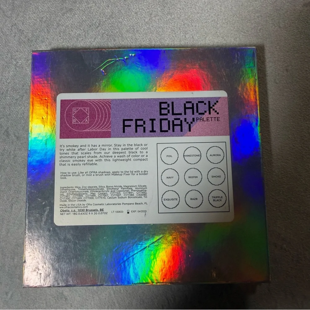 OFRA Cosmetics Black Friday Eyeshadow Palette